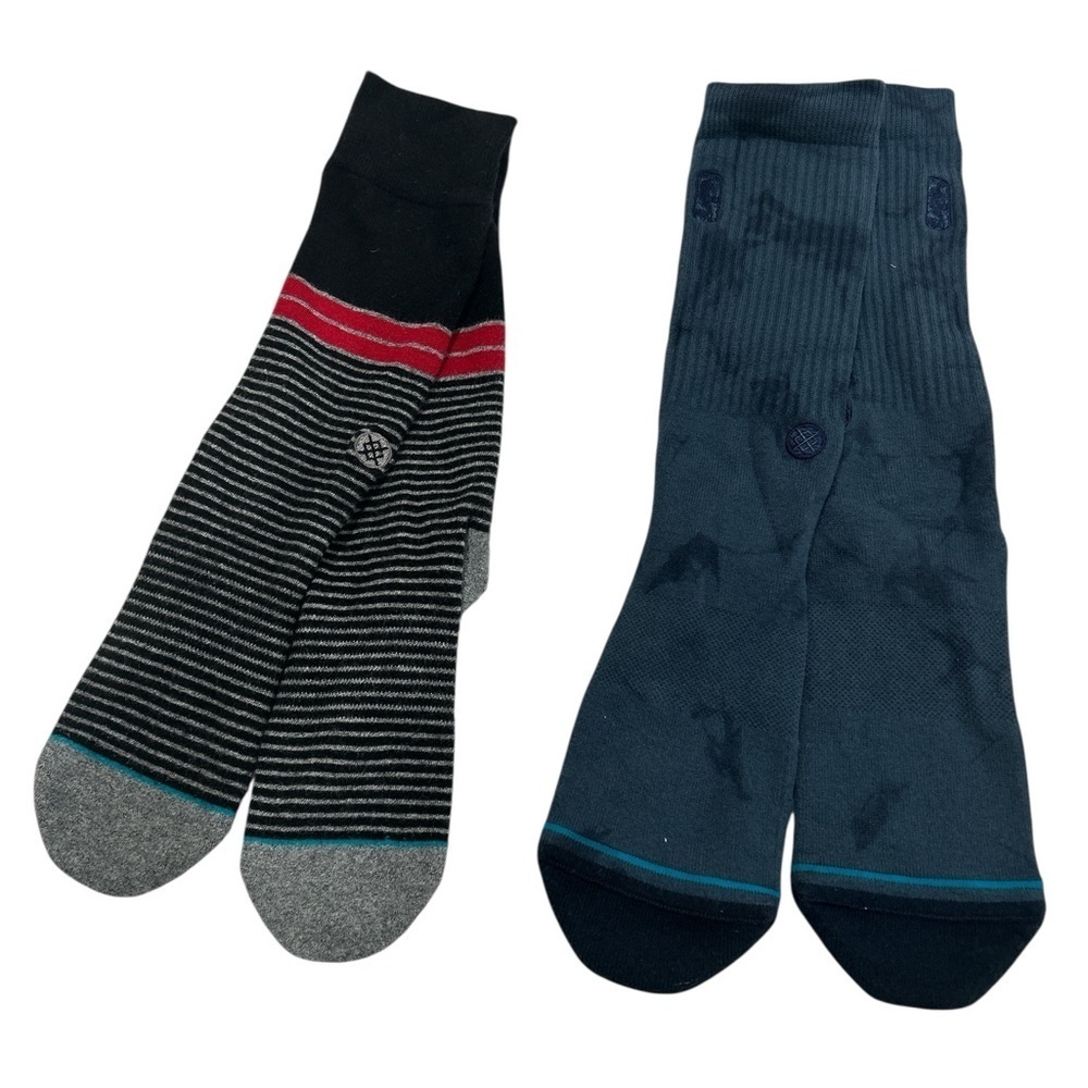 Stance Bundle of Two 2 Pair of Men's Crew Socks - Large